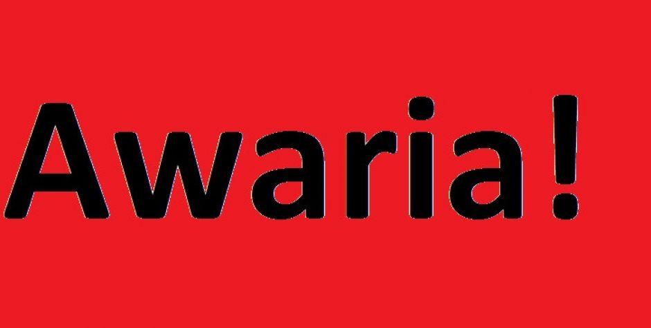 Awaria sieci ciepłowniczej na Jagiełły - Jest bardzo ślisko!