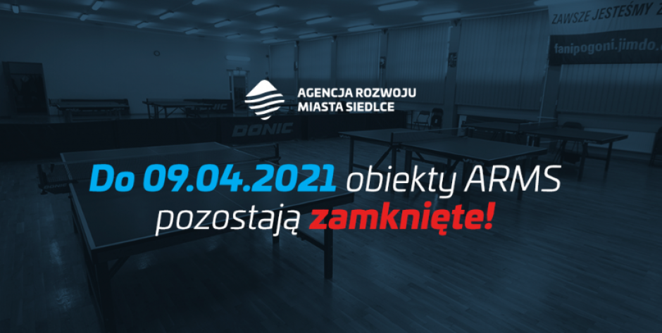 Obiekty sportowe ARMS nieczynne 