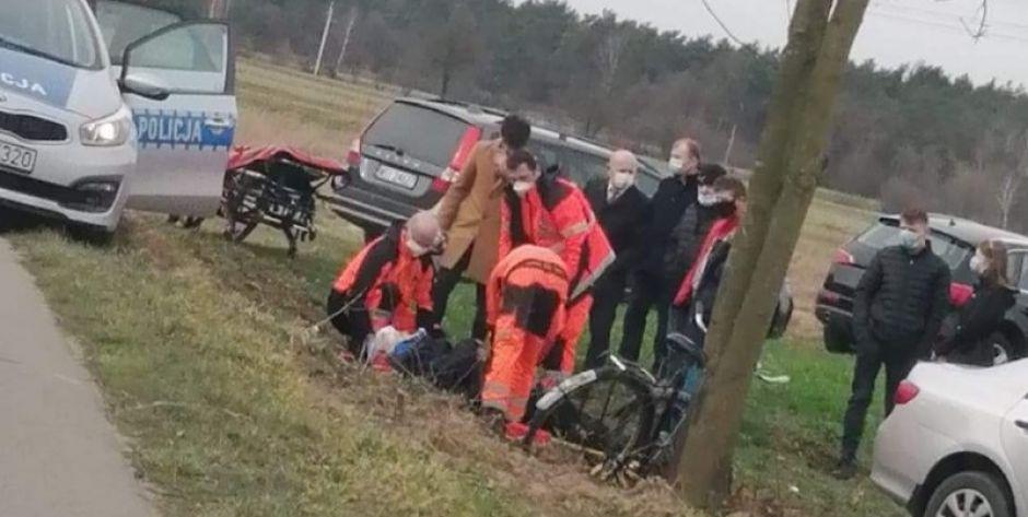 Zginął 90-letni rowerzysta