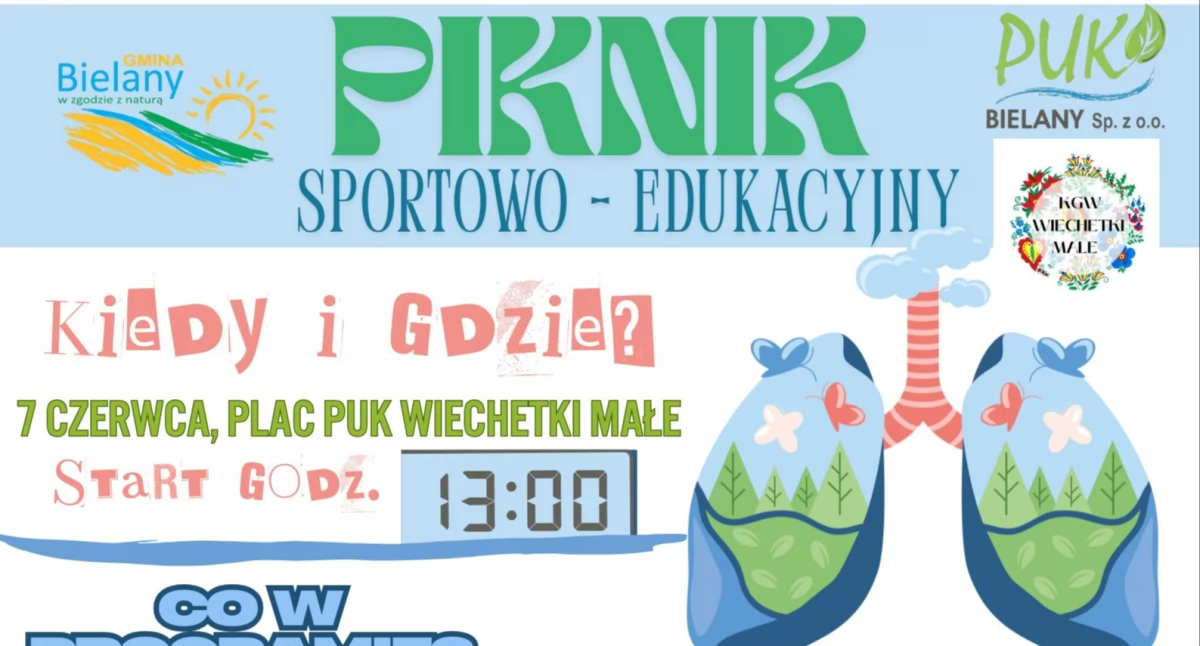 Piknik Sportowo-Edukacyjny w gminie Bielany. Atrakcje dla Dużych i Małych