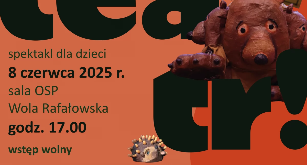Tu Teatr! Bezpłatne spektakle w gminie Mrozy