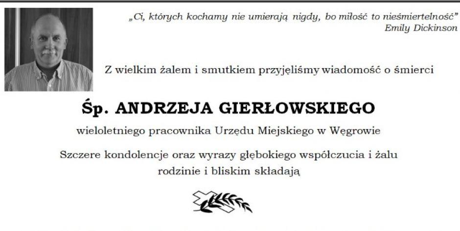 Zmarł Andrzej Gierłowski