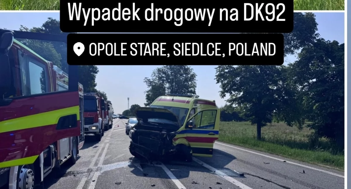 Zdarzenie z udziałem trzech pojazdów w Starym Opolu