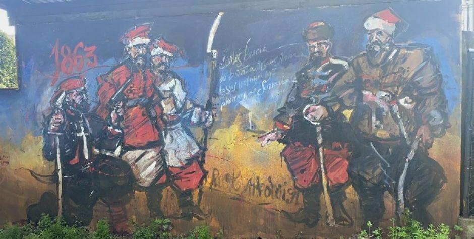 Mural Powstania Styczniowego w Łochowie