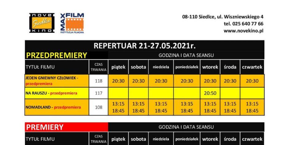Wraca NoveKino Siedlce! Zobacz repertuar!