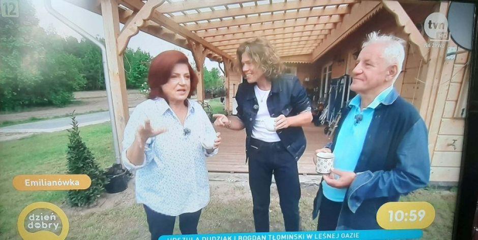 Urszula Dudziak wychwala życie w gminie Domanice 