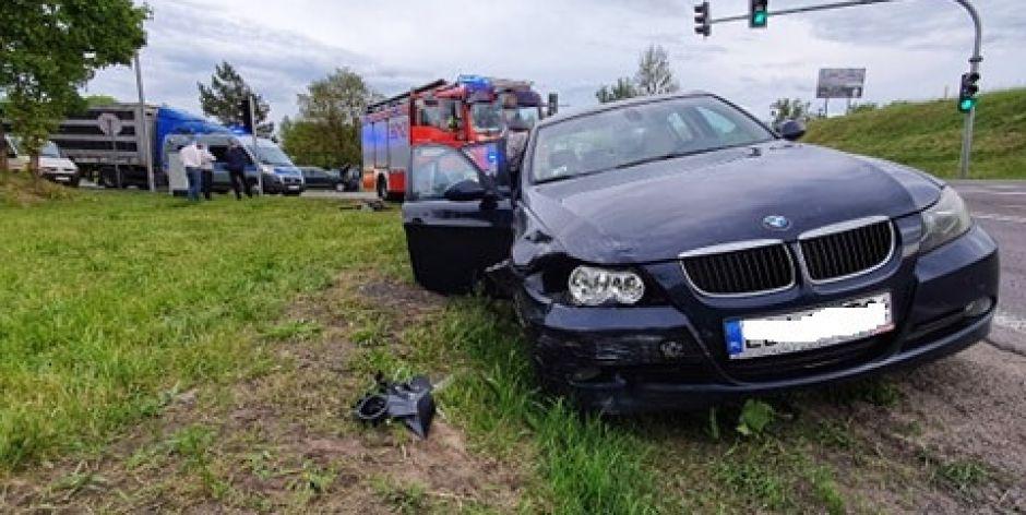 Wypadek w Żelkowie Kolonii