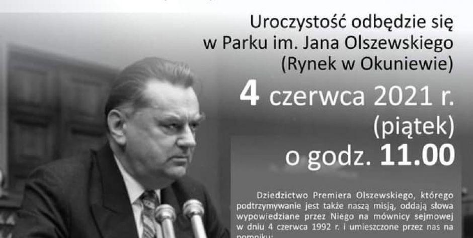 Pierwszy pomnik Jana Olszewskiego zostanie odsłonięty w Okuniewie