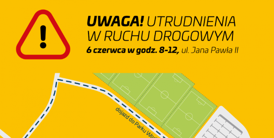 Uwaga! Utrudnienia w ruchu!