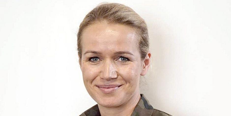 Biegaczka w mundurze