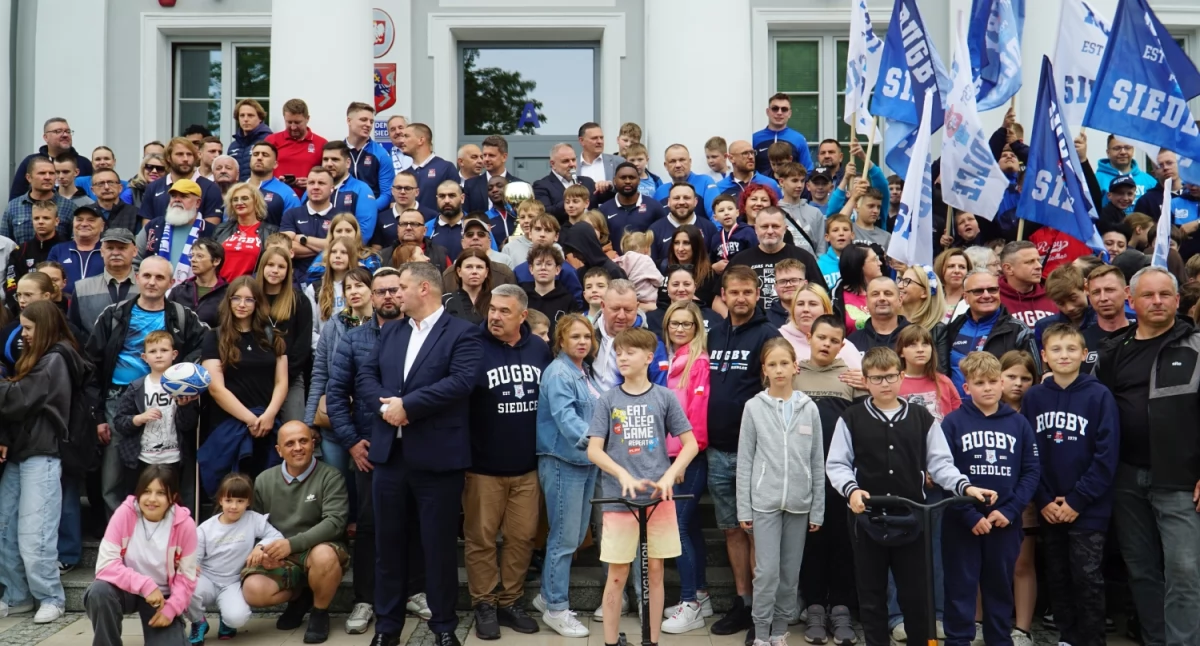 Duma z mistrzów - feta rugbystów Pogoni Siedlce (zdjęcia)