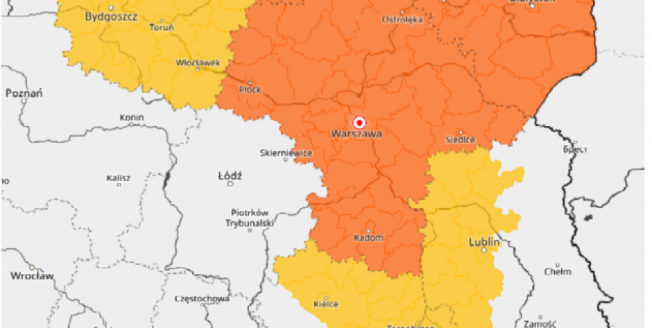 Ostrzegają przed burzami i podtopieniami 