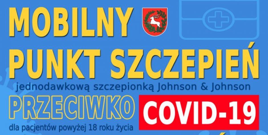 Akcja Lubelskiego Urzędu Wojewódzkiego w powiecie łukowskim. Johnson&Johnson ze szczepieniobusa
