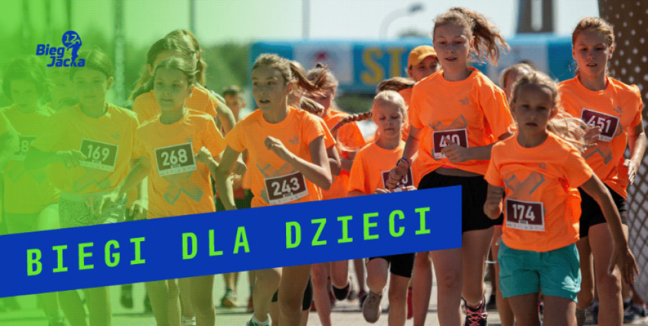 Biegi dla dzieci podczas Biegu Jacka