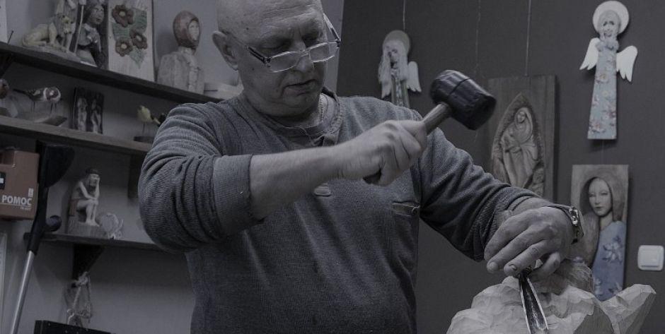 Zmarł Piotr Czubaszek - łukowski artysta i rzeźbiarz ludowy