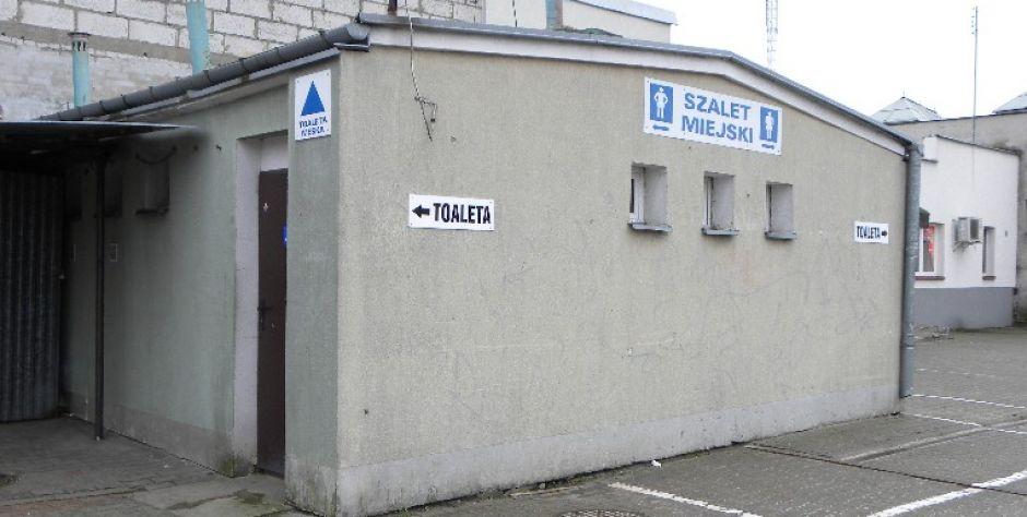 Próbował okraść miejski szalet