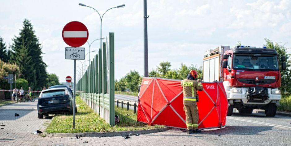 Wypadek na Północnej/Zginął motocyklista 