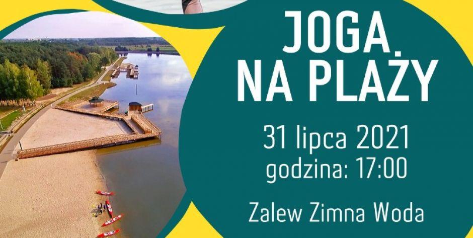 Zalew Zimna Woda: Joga na plaży 
