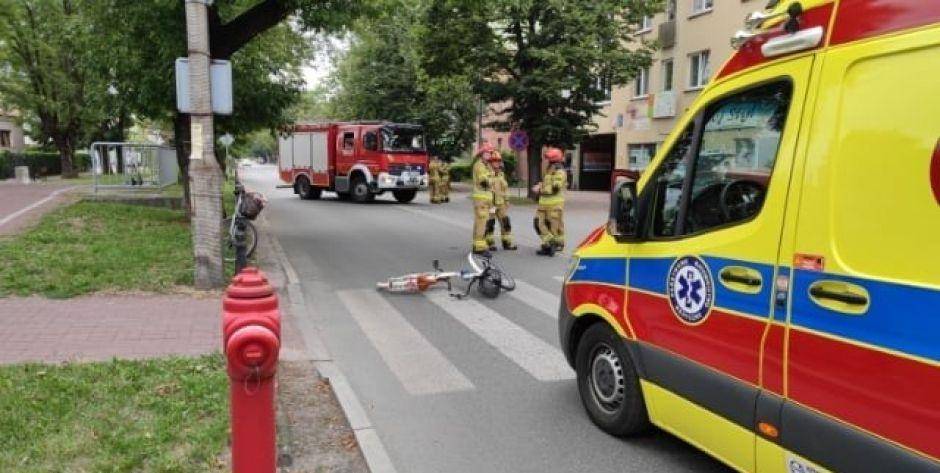 Potrącenie kobiety na pasach