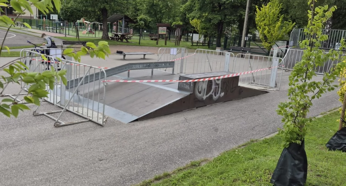 Sokołów Podlaski: Skate park zamknięty do odwołania z powodu remontu! Mieszkańcy przysyłają zdjęcia