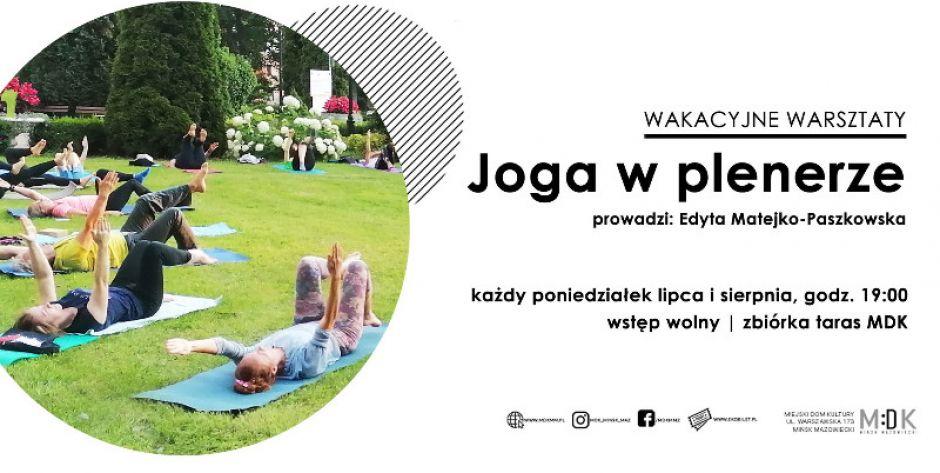 Joga na świeżym powietrzu