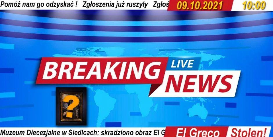 Obraz El Greco został skradziony!