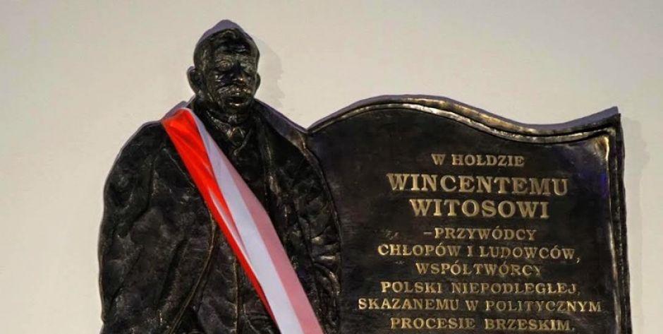 Tablica Wincentego Witosa w Siedlcach 