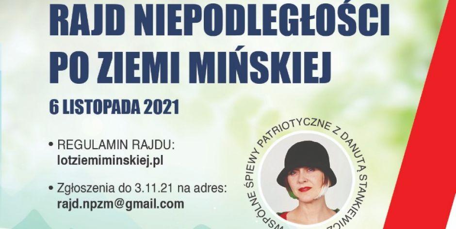 Zapraszamy na ,,Rajd Niepodległości po Ziemi Mińskiej”