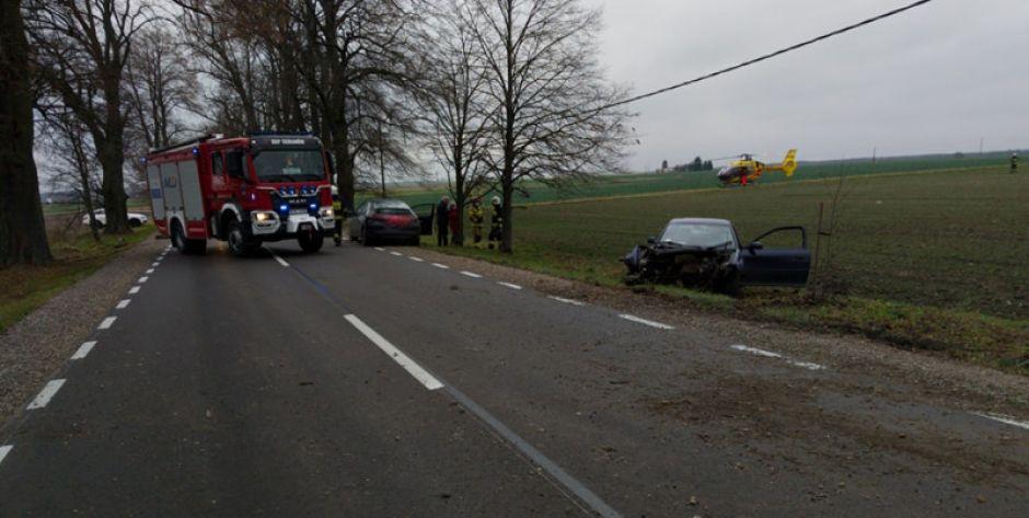 Wypadek między Ceranowem a Sterdynią 