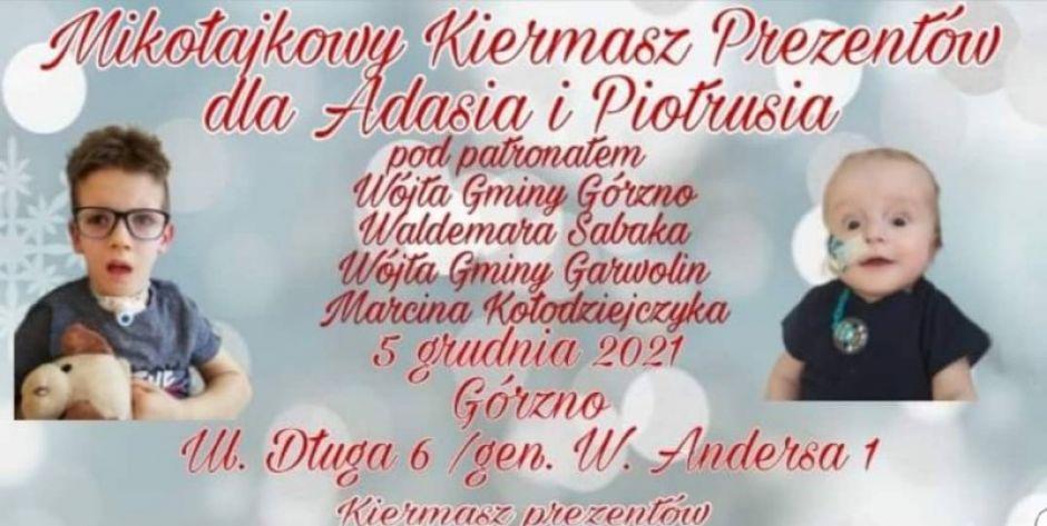 Mikołajkowy kiermasz prezentów dla Adasia i Piotrusia