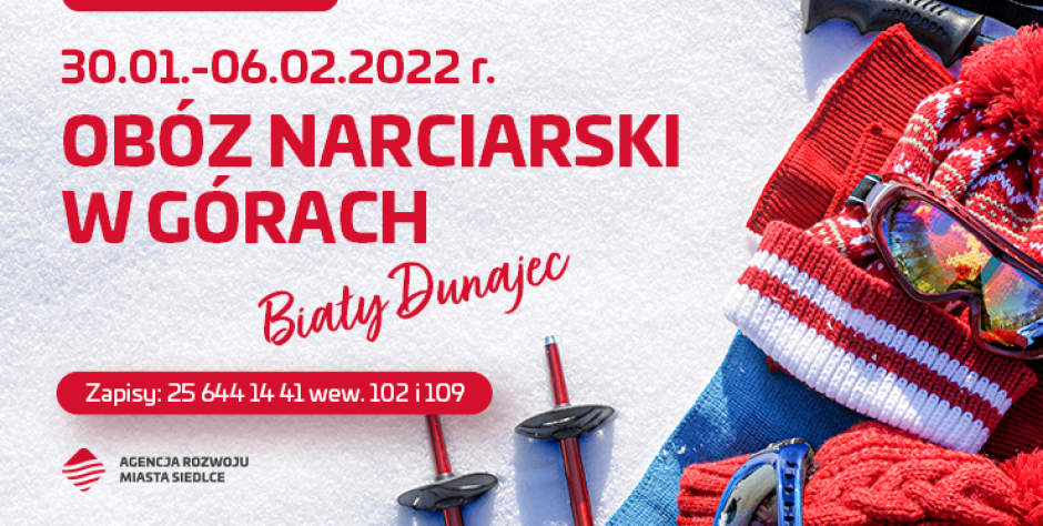 Obóz narciarski w górach