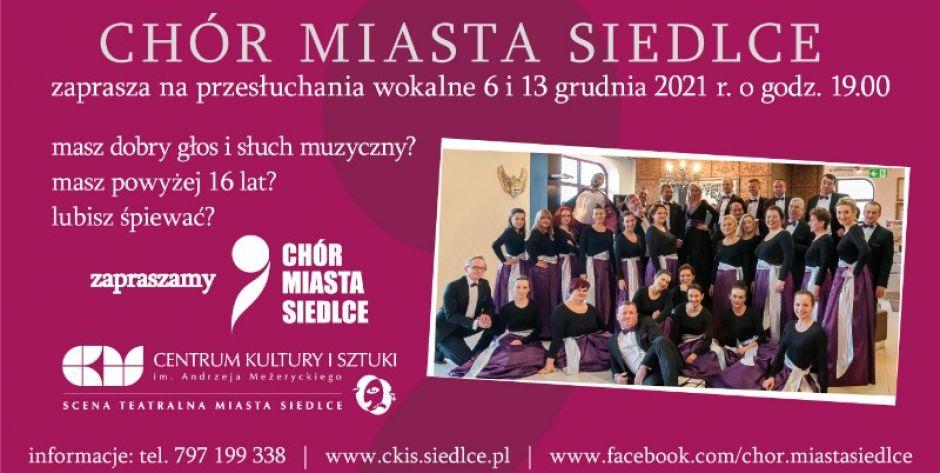 Śpiewaj w Chórze Miasta Siedlce!