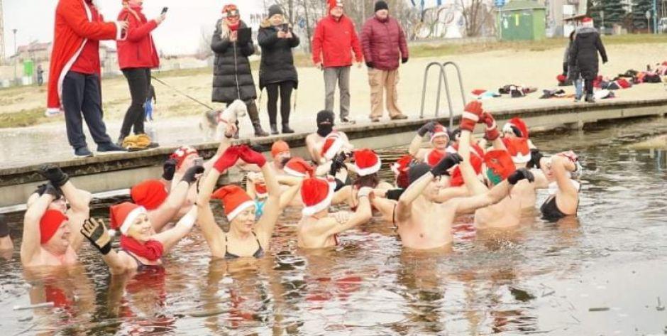 Mikołajkowe morsowanie w Siedlcach