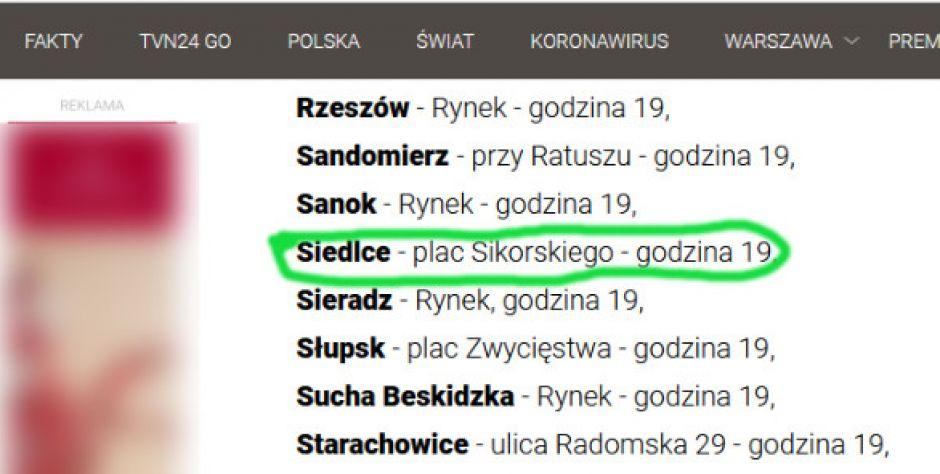 Wolne media Wolni ludzie Wolna Polska - protest w obronie wolnych mediów