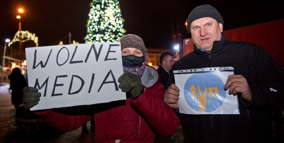 Siedlce protestowały przeciw lexTVN - zobacz film i zdjęcia!