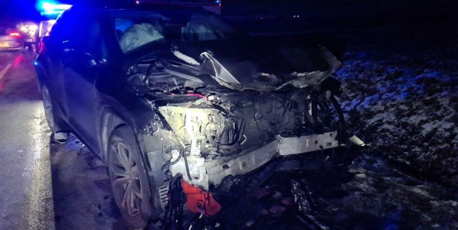 Zderzenie trzech pojazdów w Chotyczach