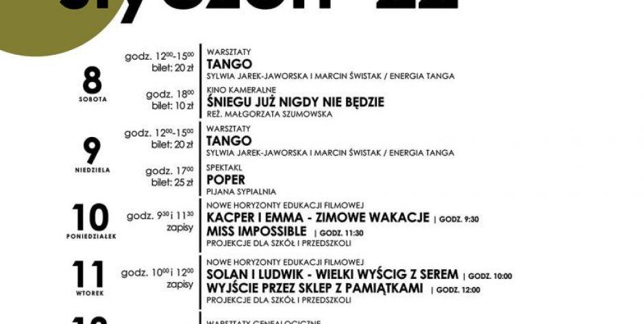 Kulturalny styczeń