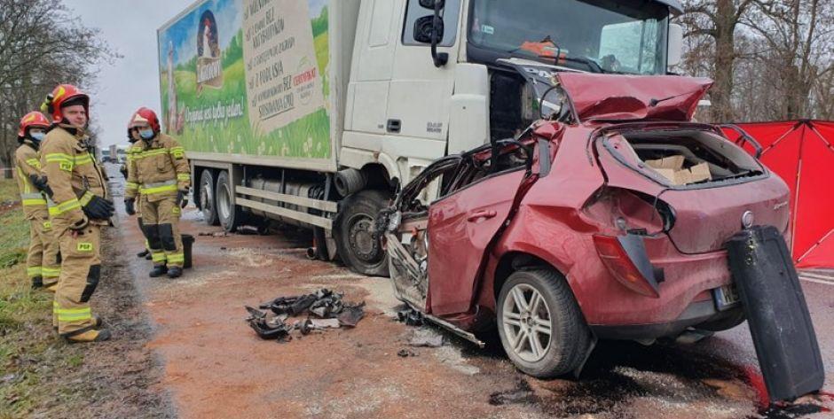 Bojmie - tragiczna czołówka na DK2. Jest ofiara śmiertelna! 
