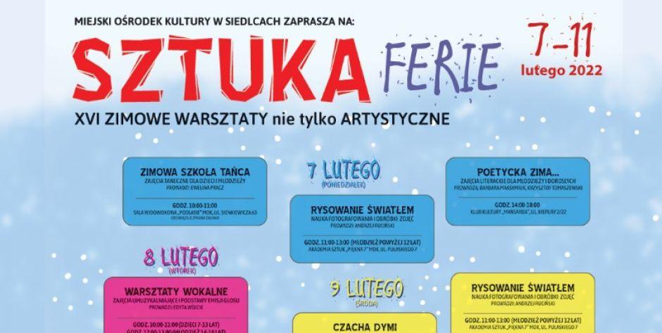 SztukaFerie, czyli propozycja na ferie 