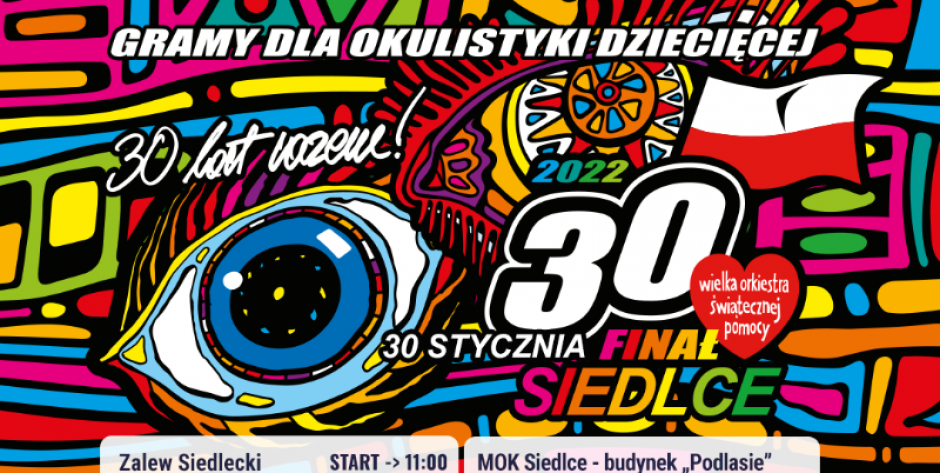WOŚP w Siedlcach. Co się będzie jutro działo?