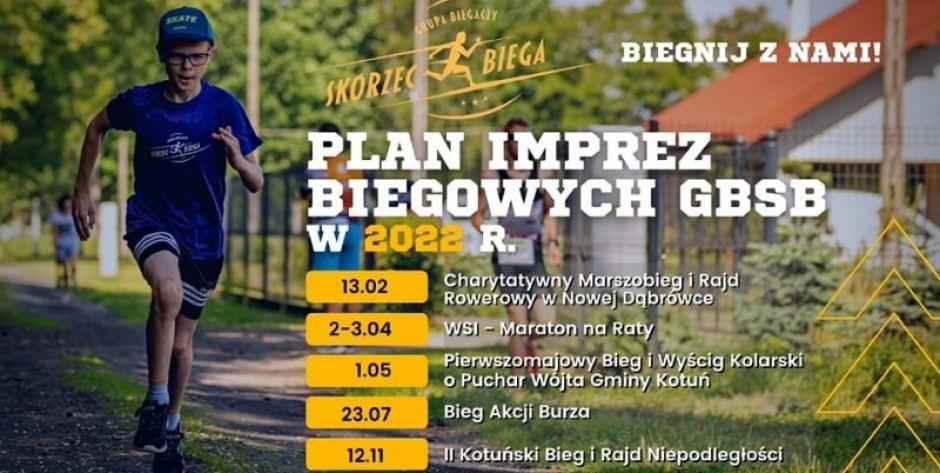 Grupa Biegaczy Skórzec Biega prezentuje program imprez na 2022 rok!