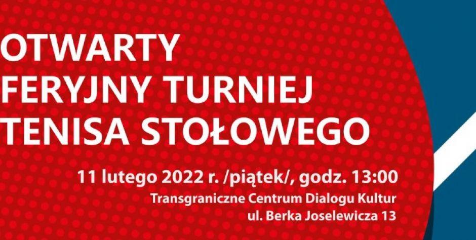 Ferie w Łosicach: turniej ping-ponga dla uczniów podstawówek