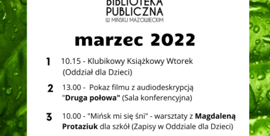 Propozycje na marzec
