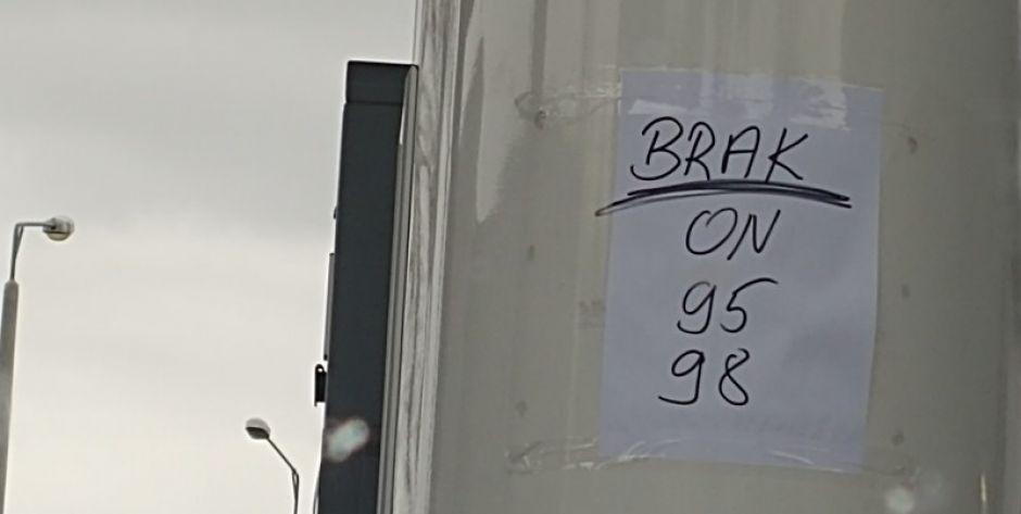 Brak paliwa na wielu stacjach benzynowych