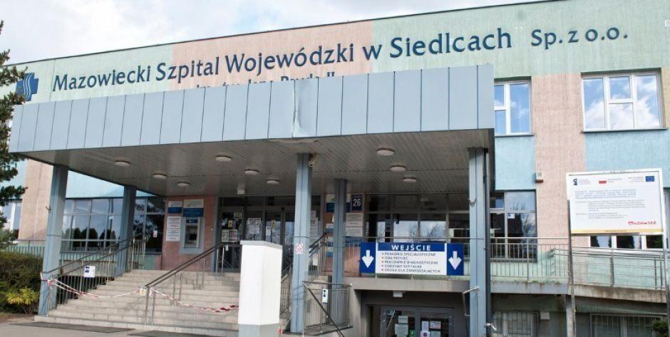 Znów wstrzymane przyjęcia na oddziały w Mazowieckim Szpitalu Wojewódzkim w Siedlcach 