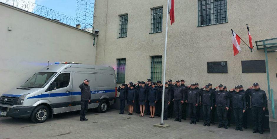 Hołd dla zmarłej funkcjonariuszki służby więziennej