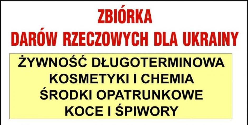 OSP Broszków prowadzi zbiórkę dla obywateli Ukrainy