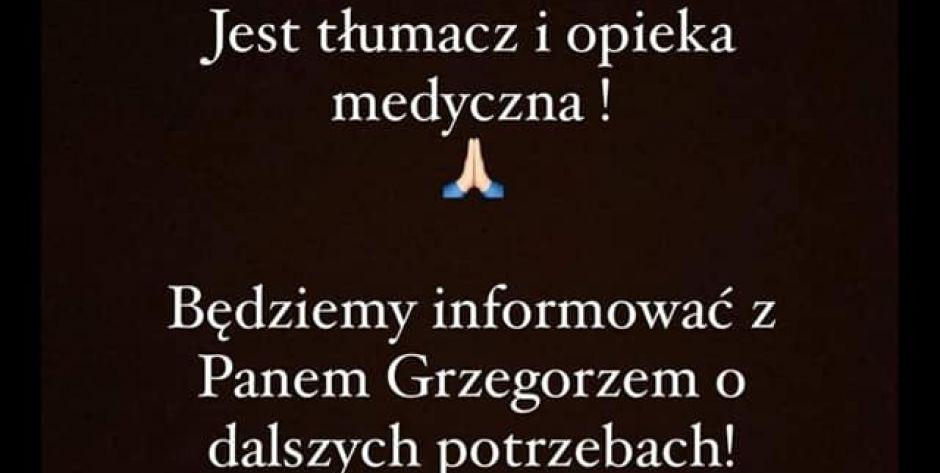 Anna Lewandowska pomaga Grzegorzowi Orzełowskiemu w sprawie Ukrainy 