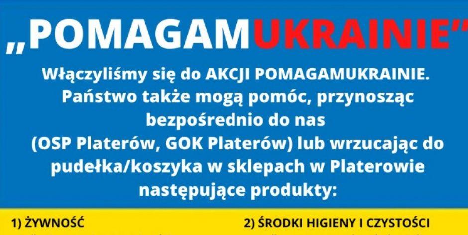 Platerów też pomaga uchodźcom z Ukrainy