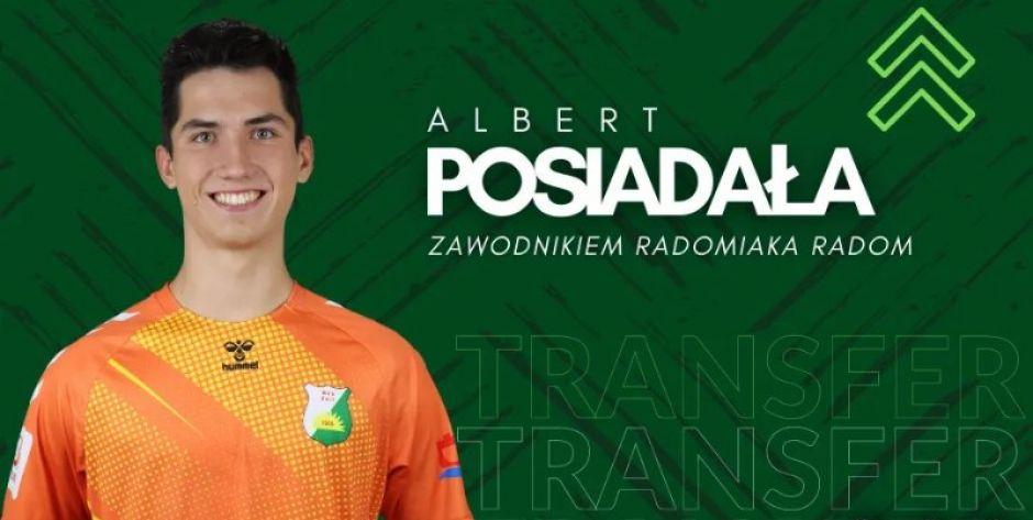 Wychowanek Pogoni Siedlce - Albert Posiadała zawodnikiem ekstraklasowego Radomiaka Radom